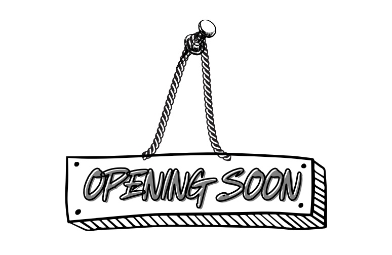 Opening Soon Store Sign